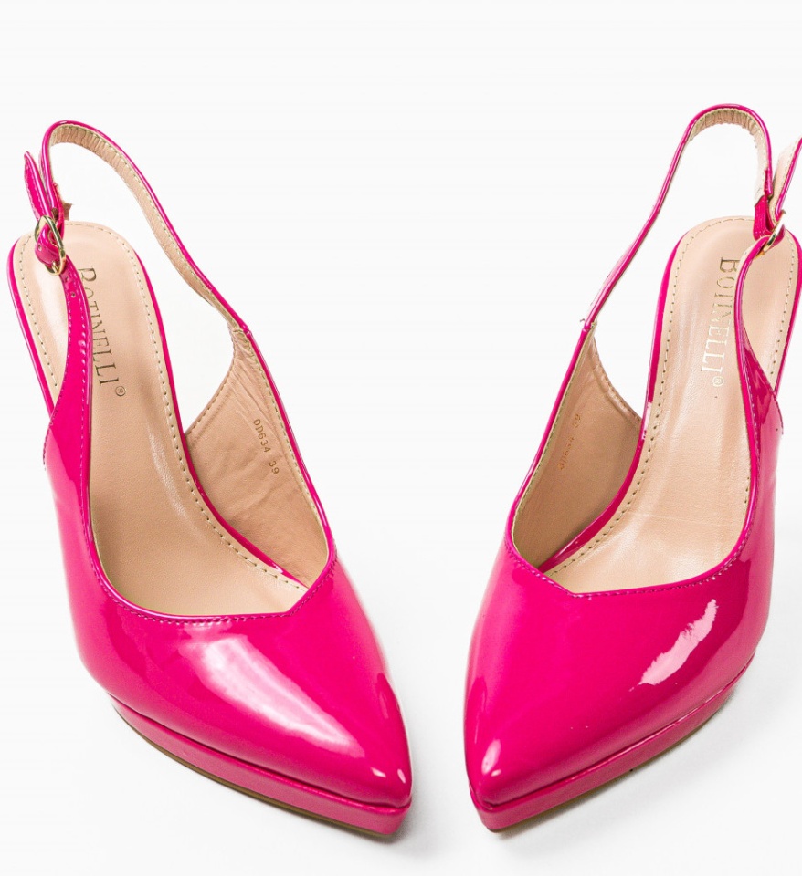 Pantofi dama Rajendra Fuchsia - Img 11