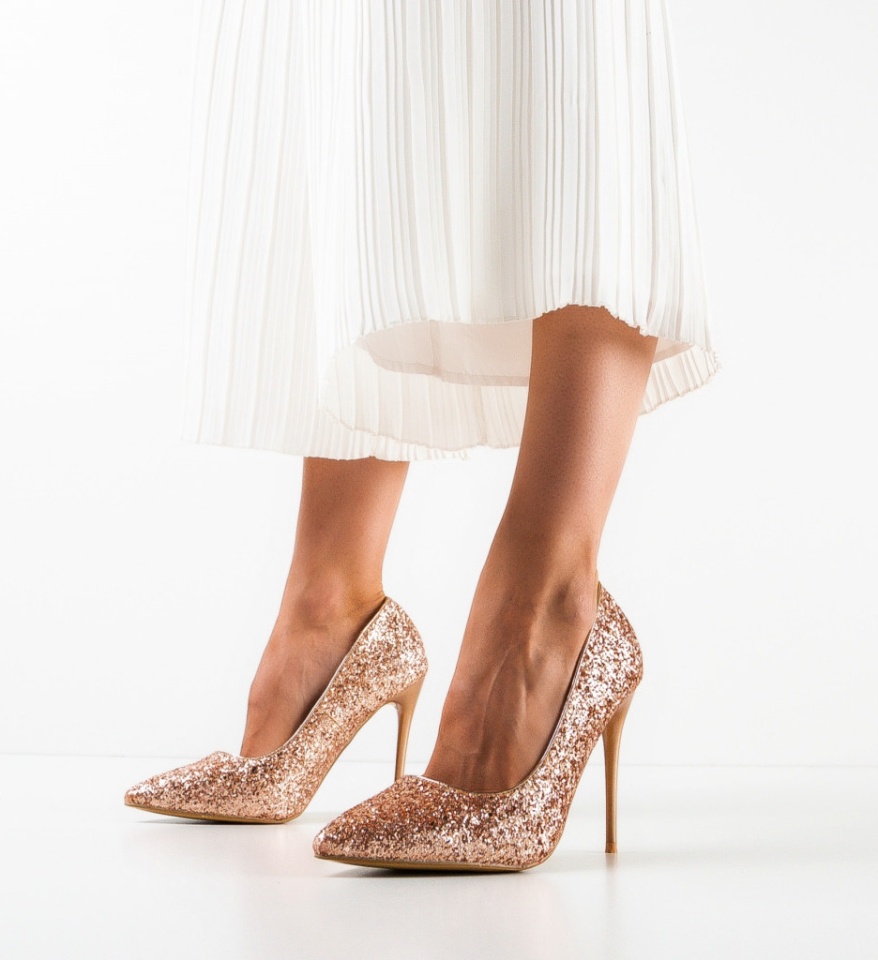 Pantofi dama Samiya Bronze - Img 6