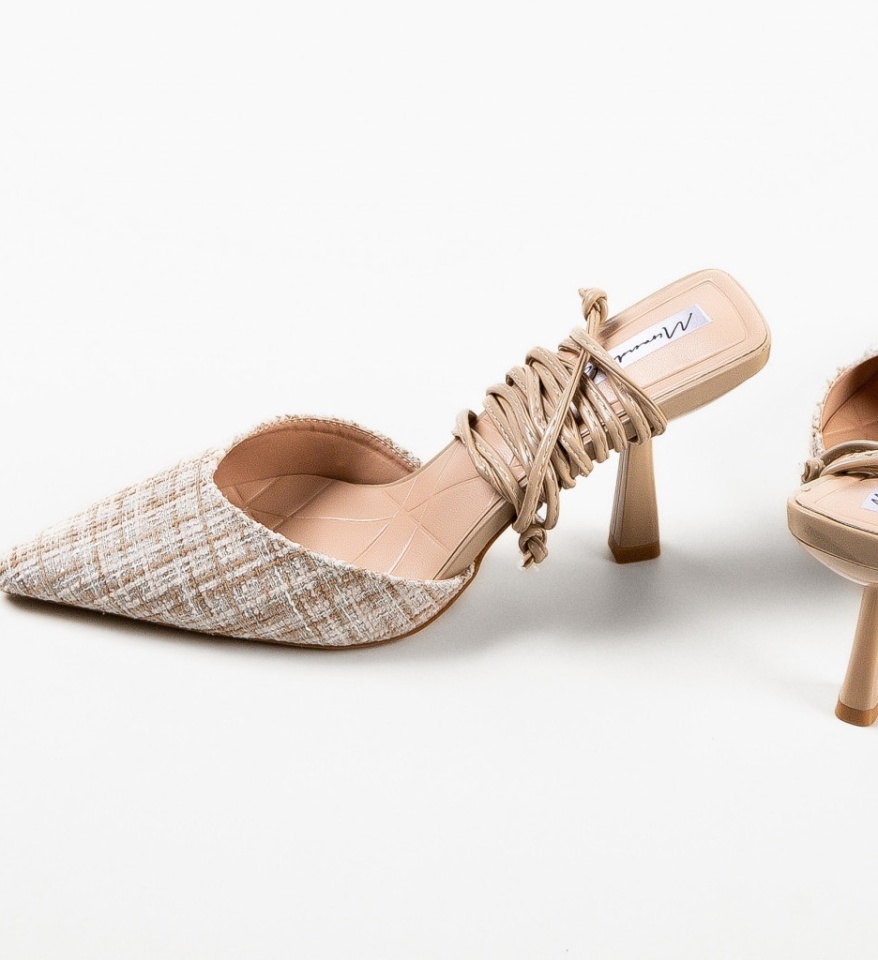 Pantofi dama Steele Bej - Img 11