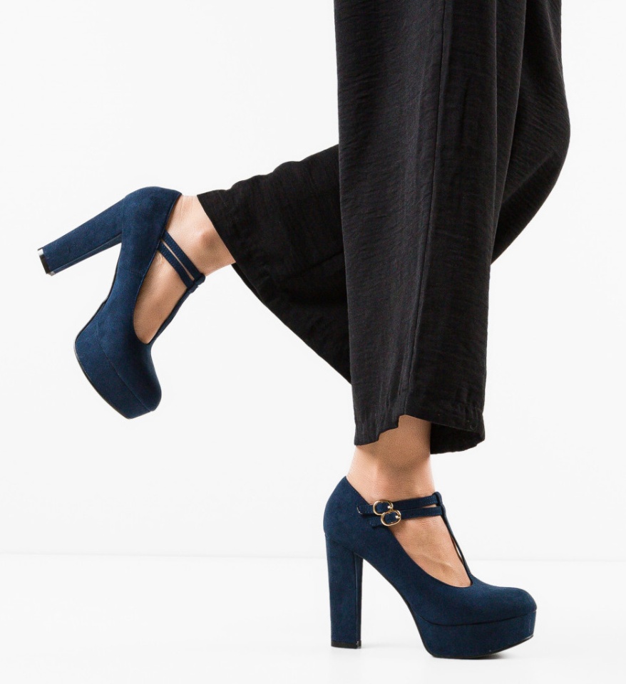Pantofi dama Summers Bleumarin - Img 5