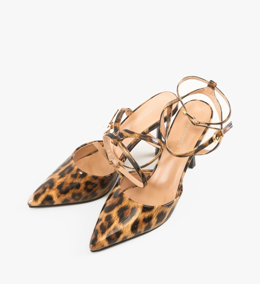 Pantofi dama Sureha Animal Print - Img 2