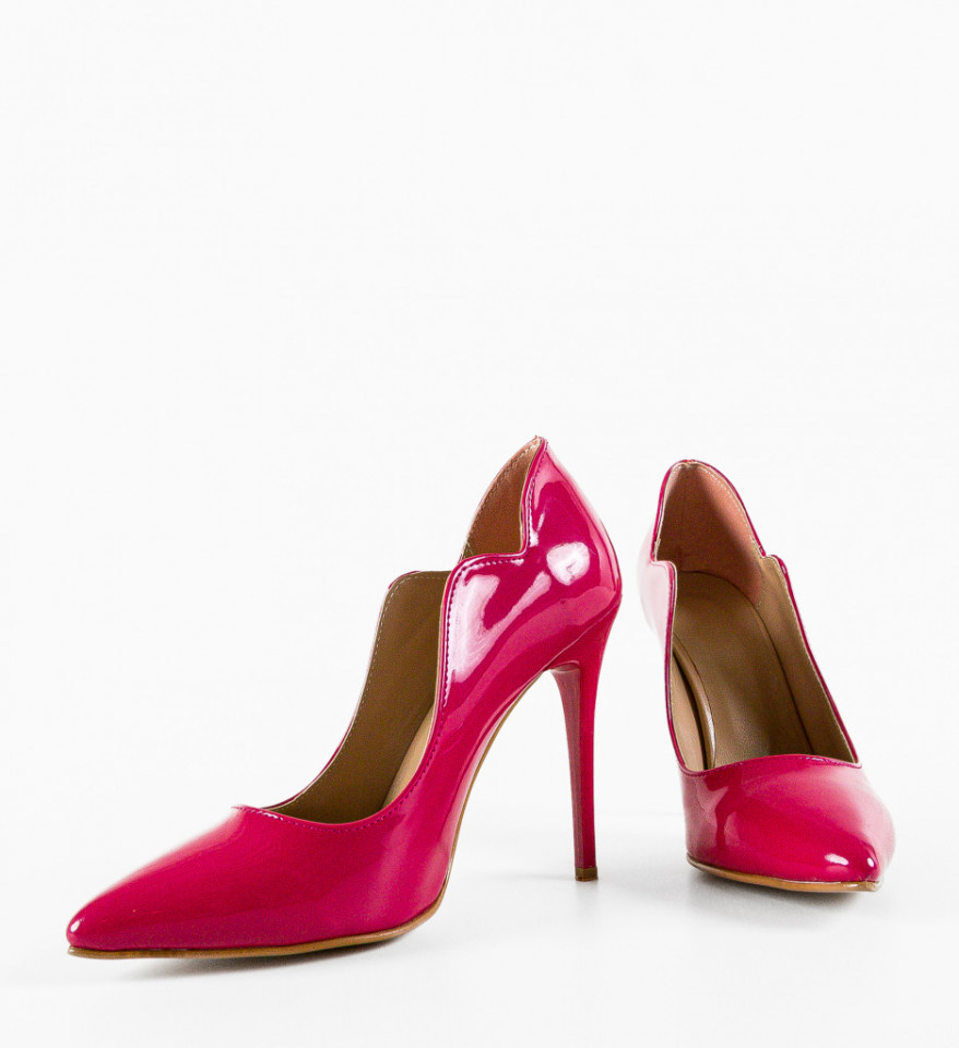 Pantofi dama Tichon Fuchsia - Img 3