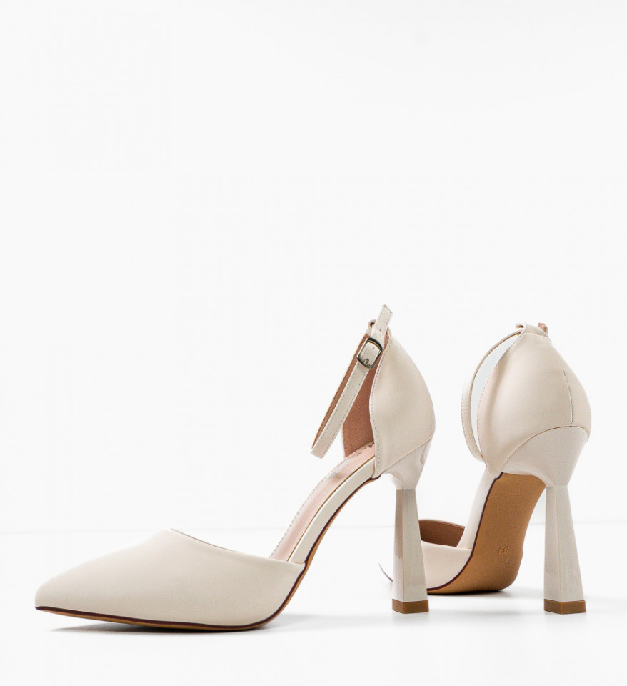 Pantofi dama Trypho Bej - Img 3