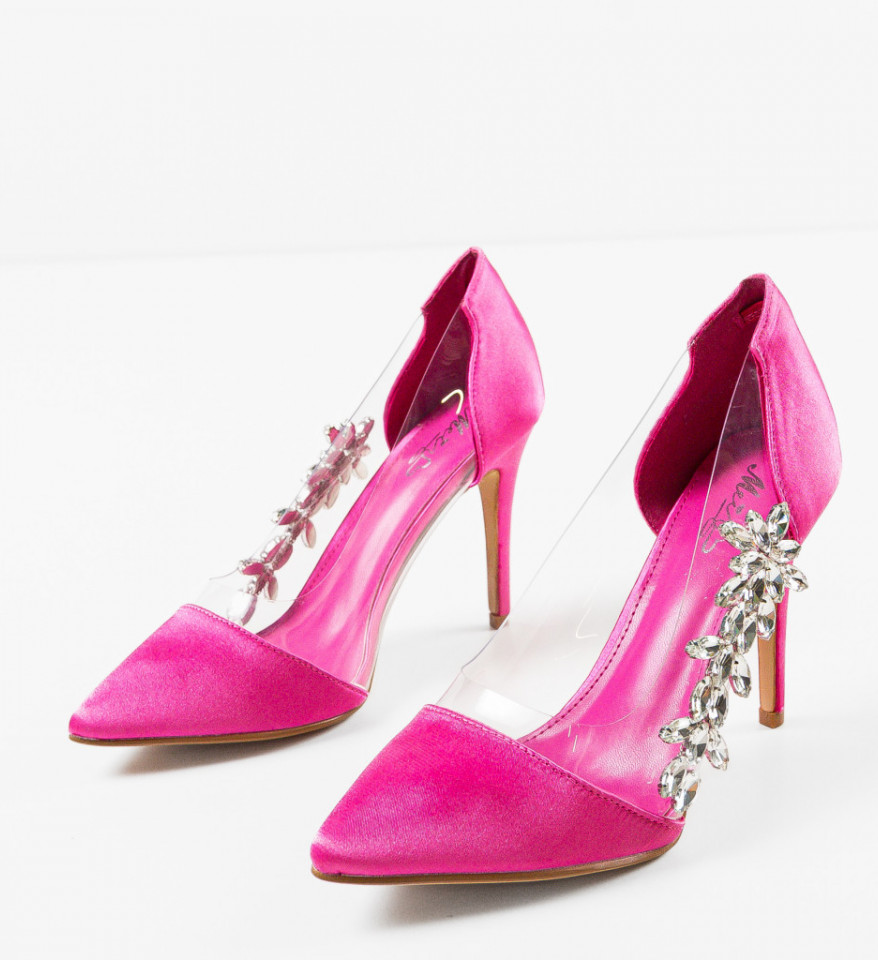 Pantofi dama Xavier Fuchsia - Img 2