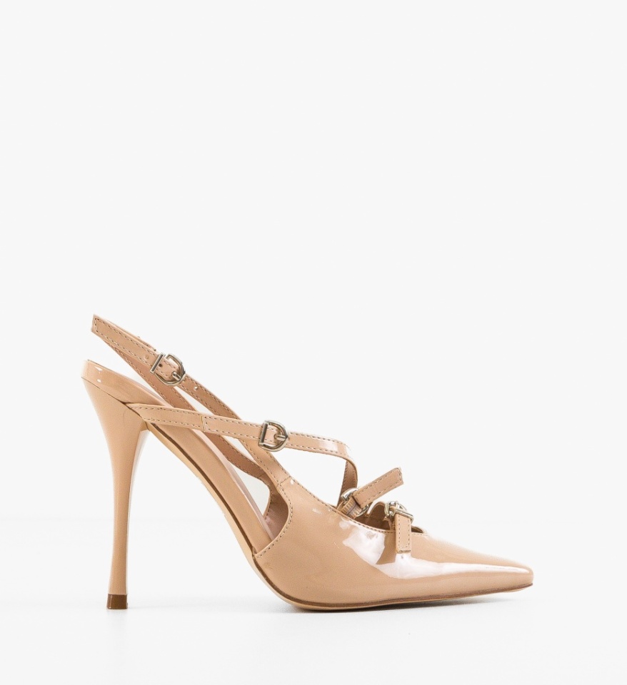 Pantofi dama Ysaya Bej - Img 2