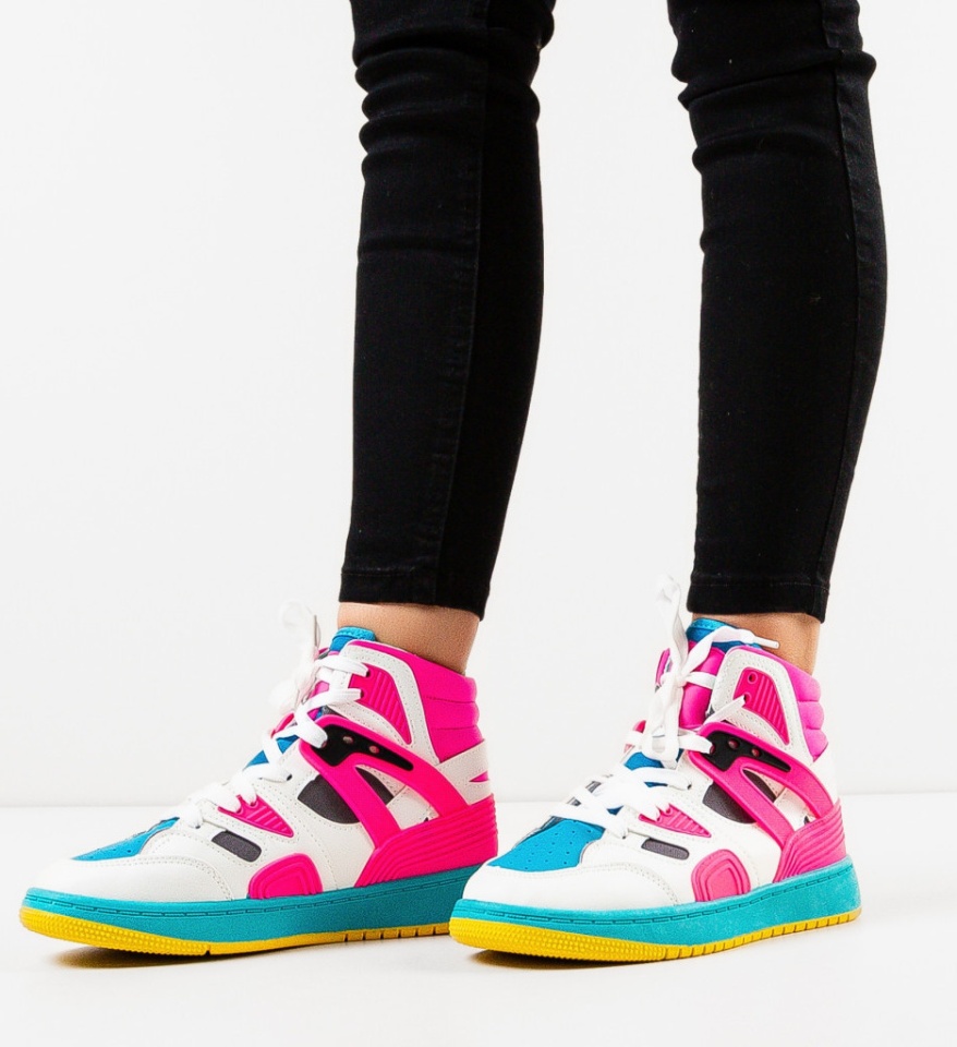 Pantofi sport dama Ruben Fuchsia - Img 5