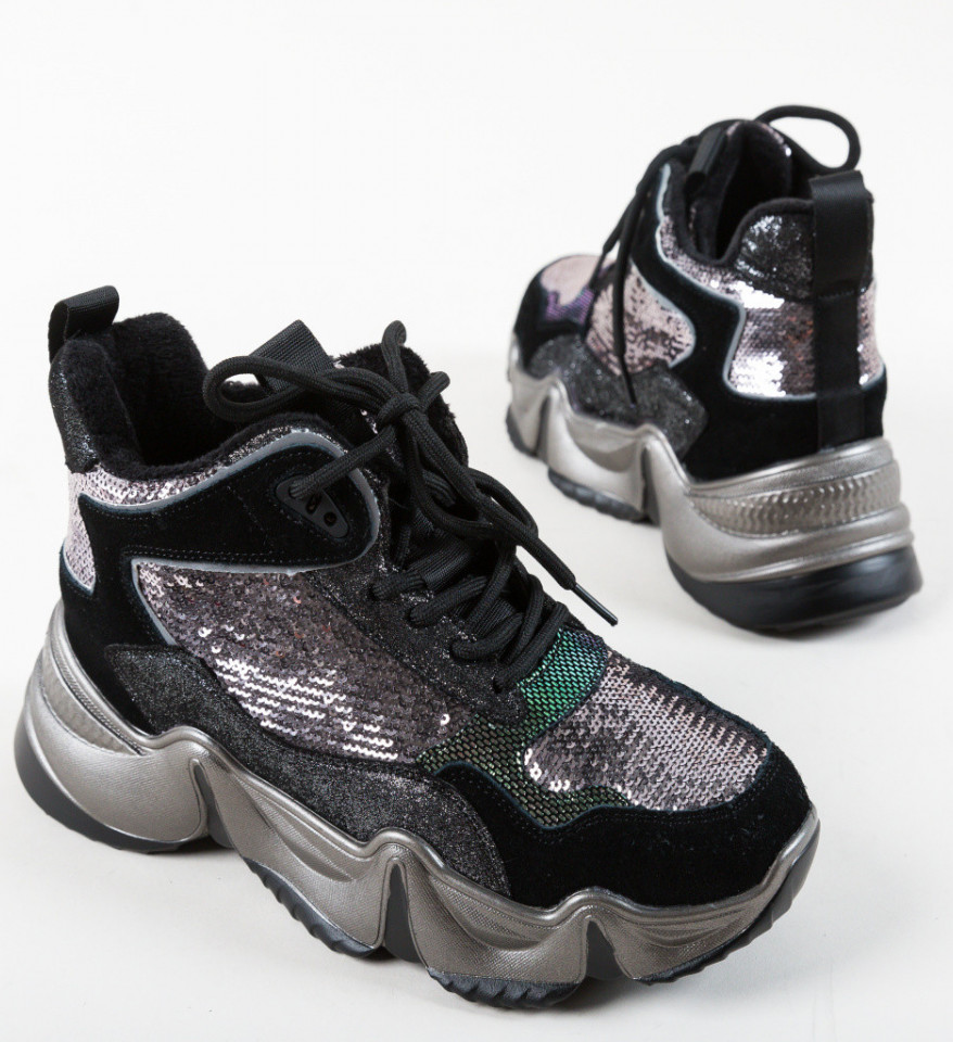 Pantofi Sport Edna Gri - Img 2