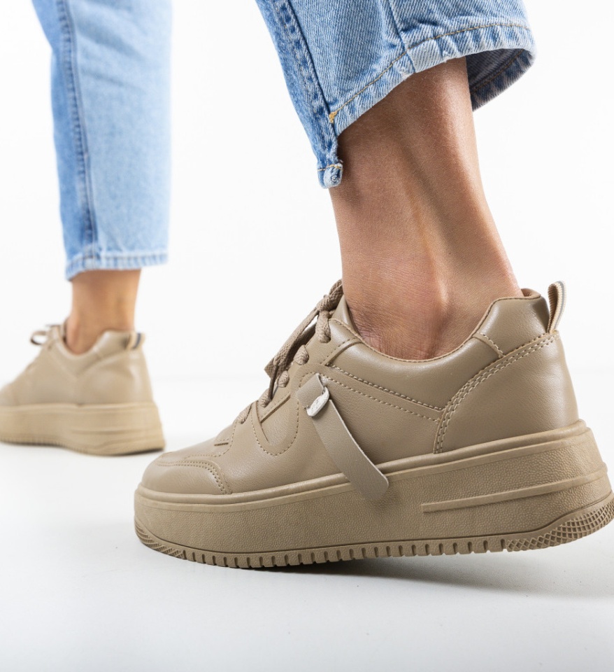 Pantofi Sport Fisire Khaki - Img 11