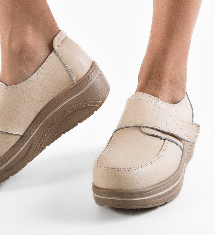 Pantofi Sport Hausberg Bej 2 - Img 5