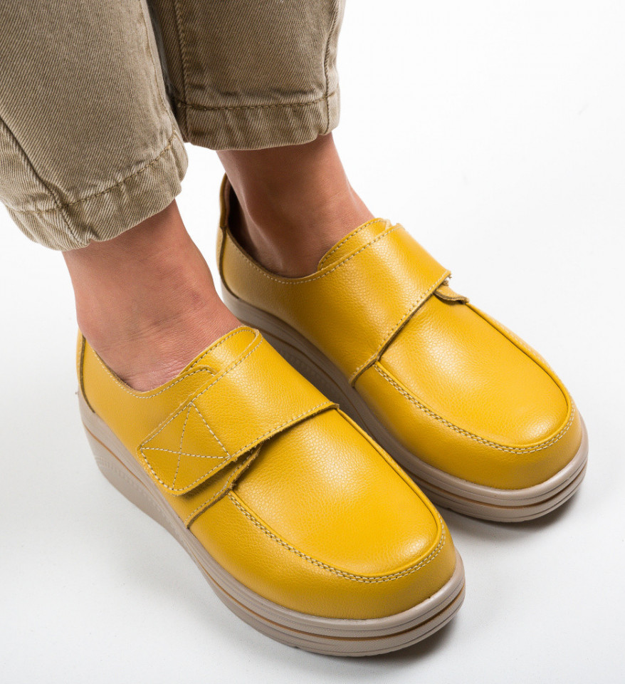 Pantofi Sport Hausberg Galbeni
