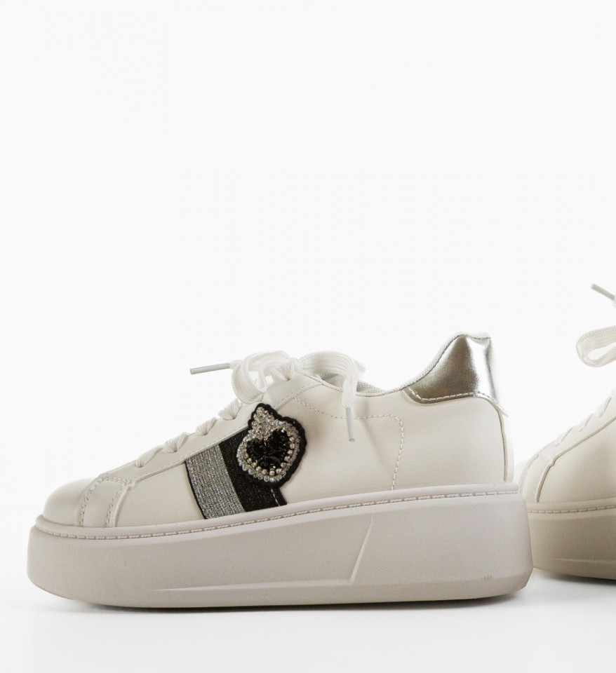Pantofi Sport Keira Albi - Img 3
