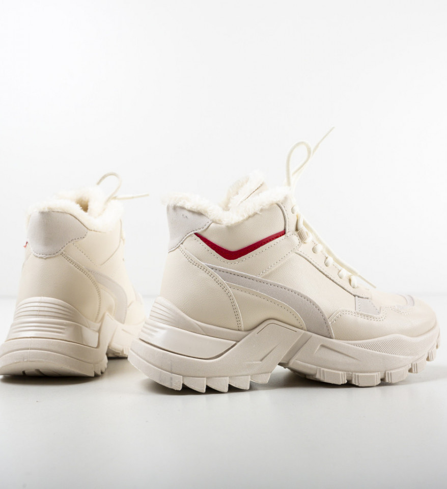 Pantofi Sport Lionk Bej - Img 5