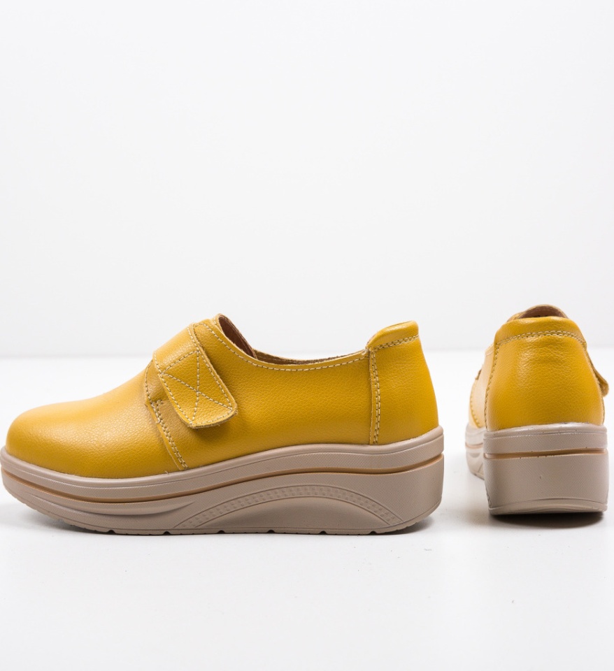 Pantofi Sport Onionte Galbeni - Img 11