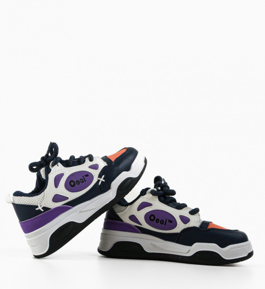 Pantofi sport Scarl Bleumarin - Img 3
