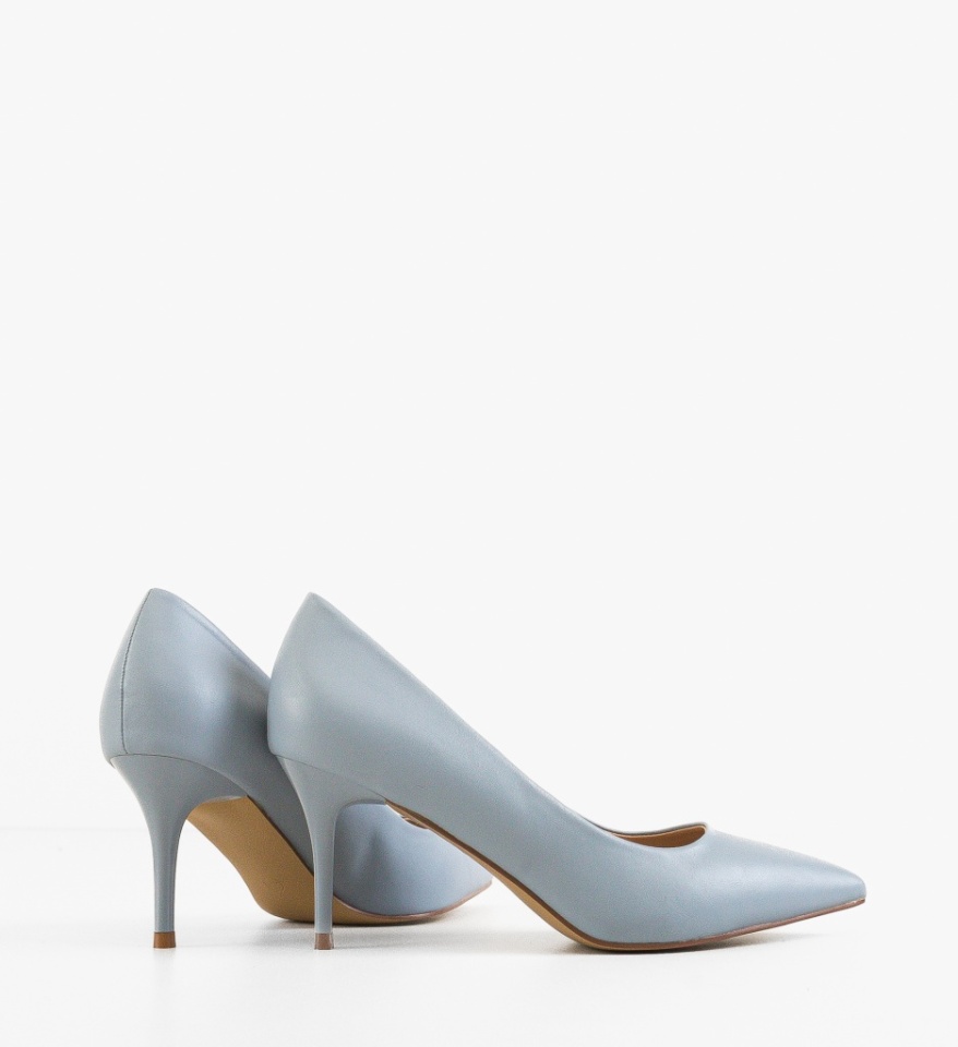 Pantofi stiletto dama Adra Albastri - Img 4