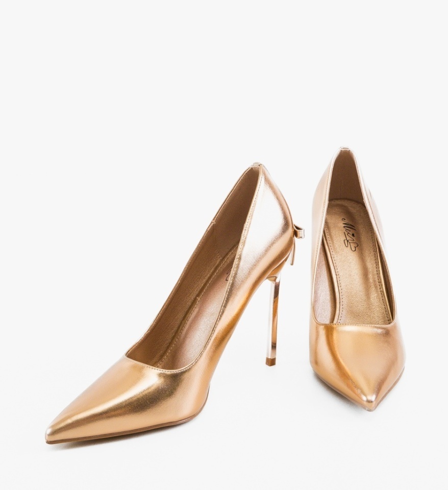 Pantofi stiletto dama Dundy Roze - Img 2