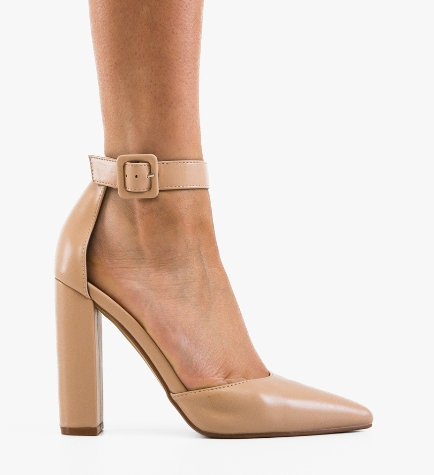 Pantofi stiletto dama Kekere Nude - Img 6