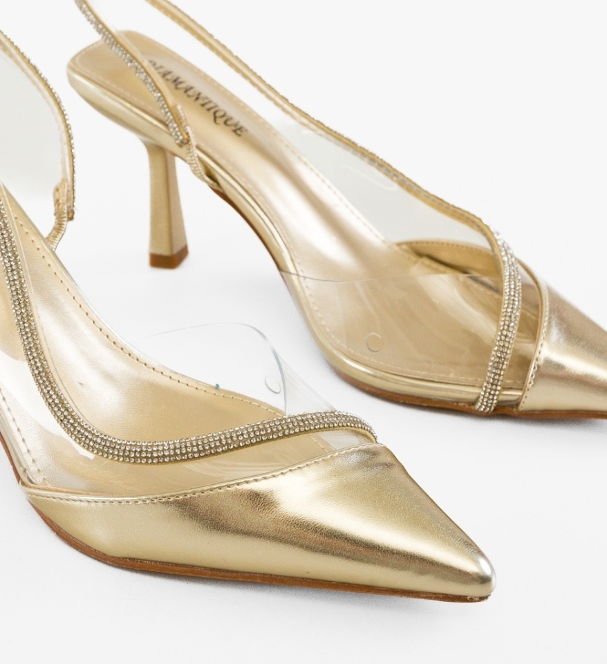 Pantofi stiletto dama Mykono Aurii - Img 3