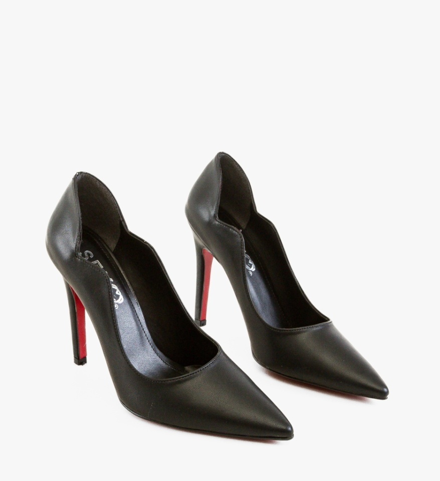 Pantofi stiletto dama Stypas Negri - Img 4