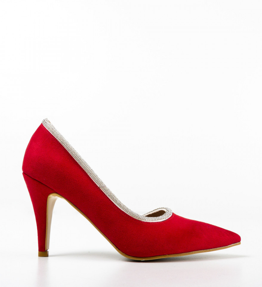 Pantofi Wiham Rosii