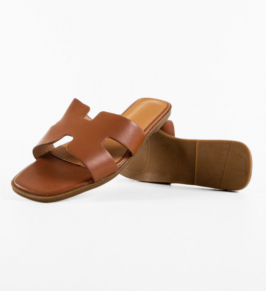 Papuci dama Doku Camel - Img 3