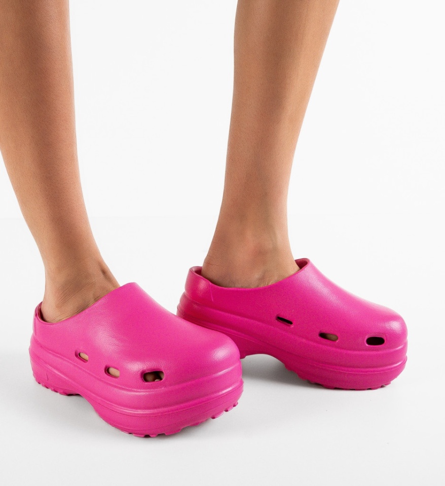 Papuci dama Freddi Fuchsia - Img 4