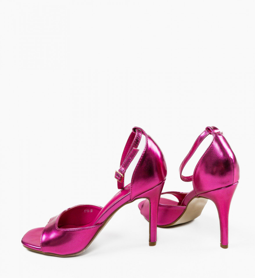 Sandale cu toc Schuchard Fuchsia - Img 4