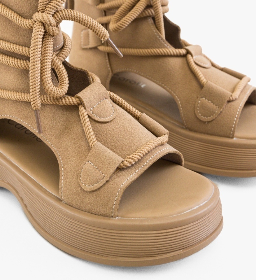 Sandale dama Manye Khaki - Img 2