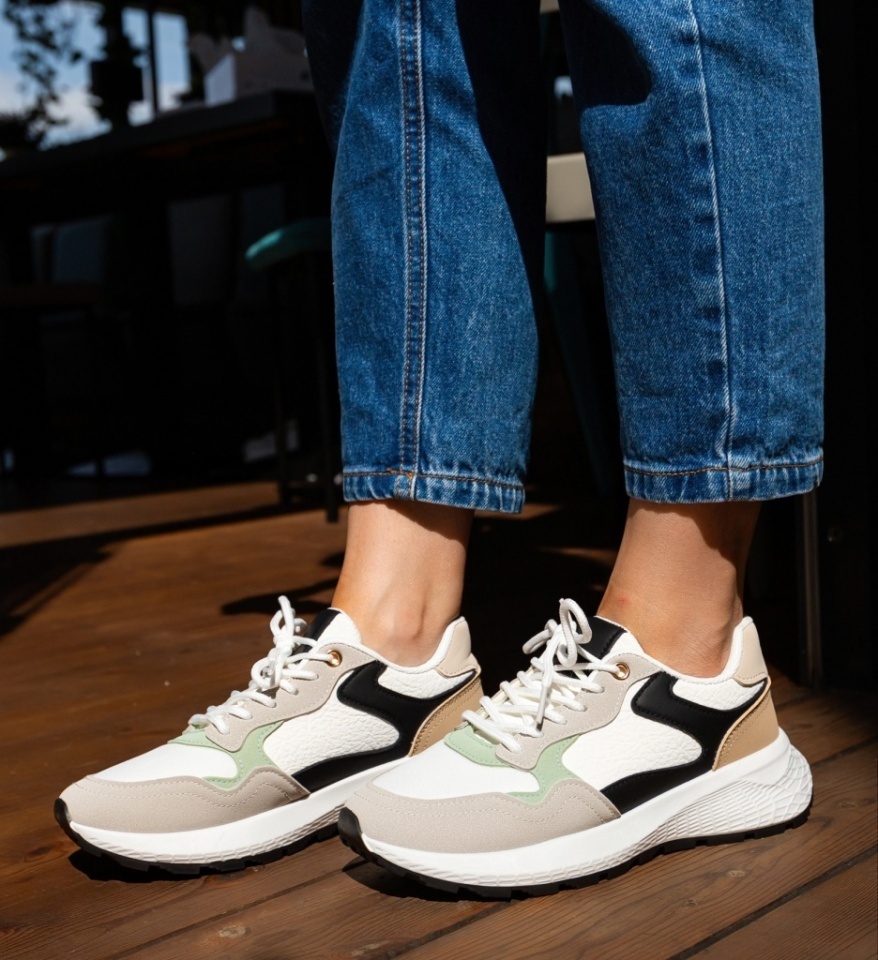 Sneakers dama Alina Gri - Img 3