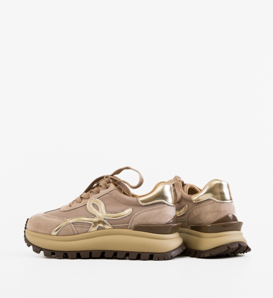 Sneakers dama Amotto Bej - Img 2