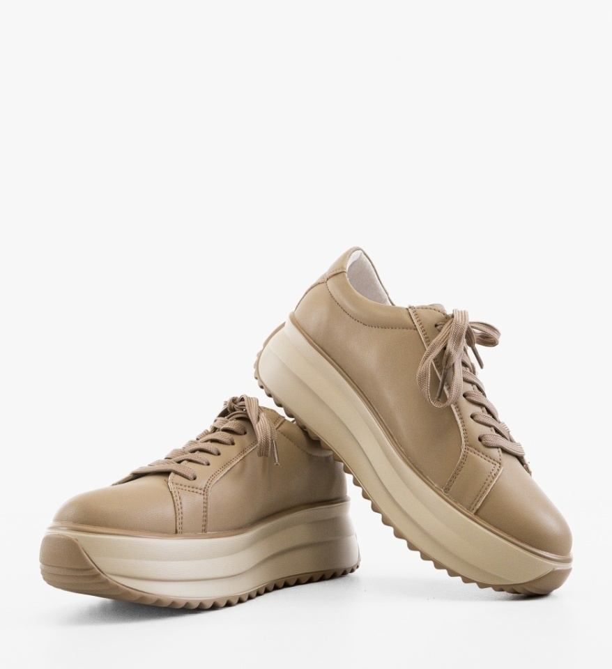 Sneakers dama Arioami Khaki - Img 2