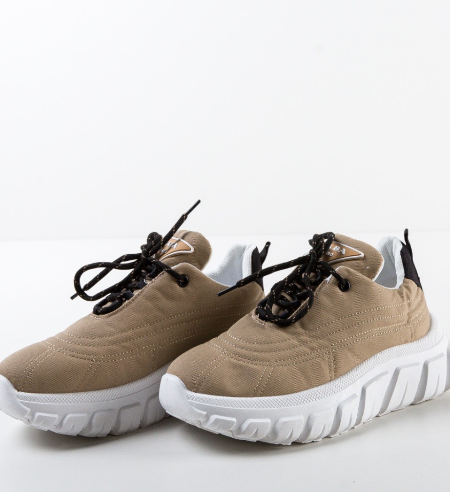 Sneakers dama Aviana Khaki - Img 11