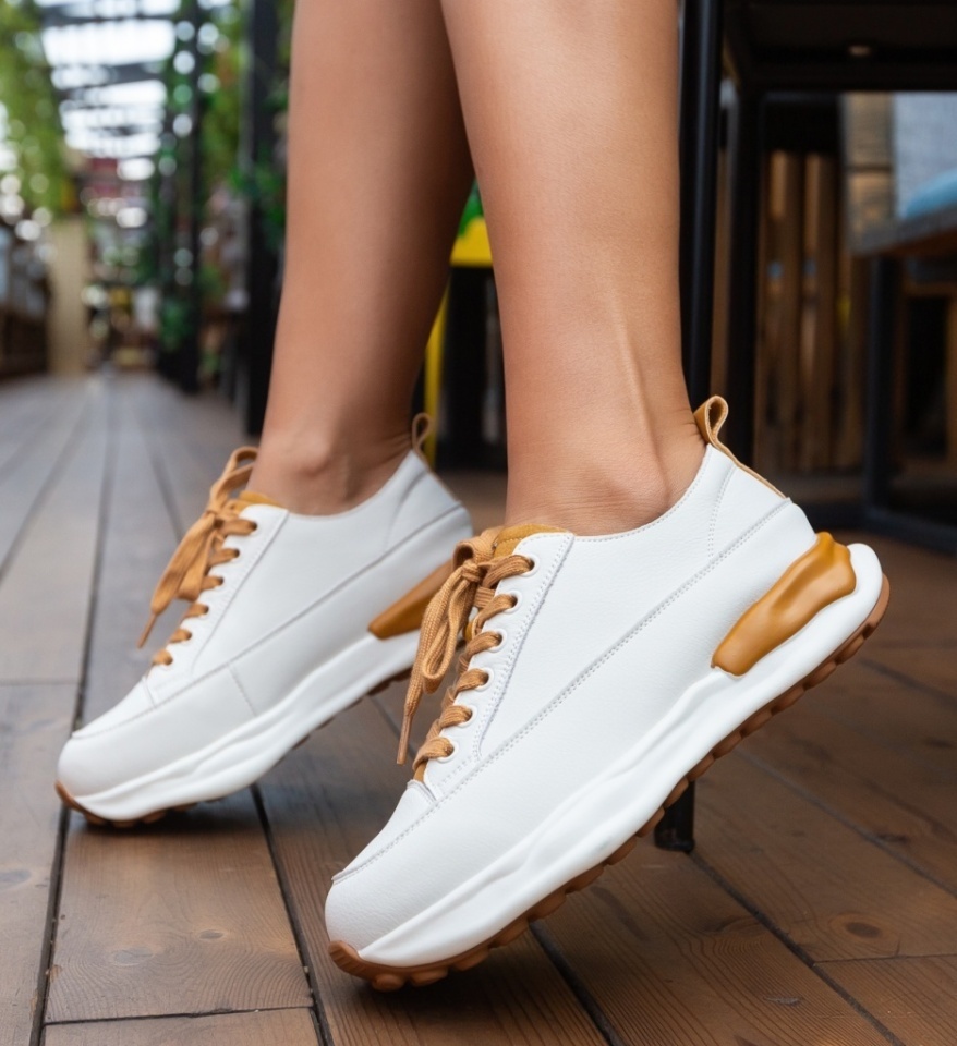 Sneakers dama Bailey Bej - Img 4