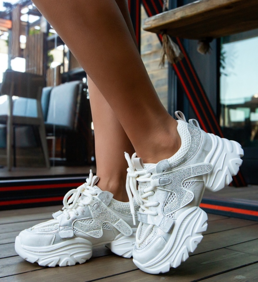 Sneakers dama Cream Albi - Img 5