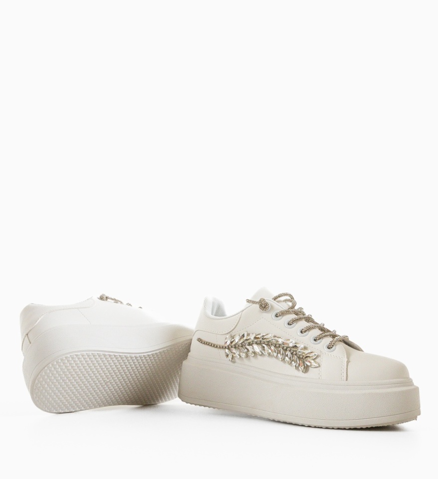 Sneakers dama Epipha Albi - Img 3