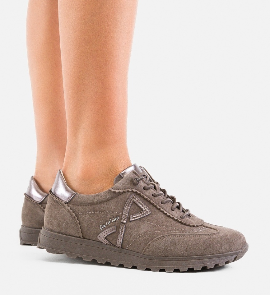 Sneakers dama Fanis Bej - Img 6