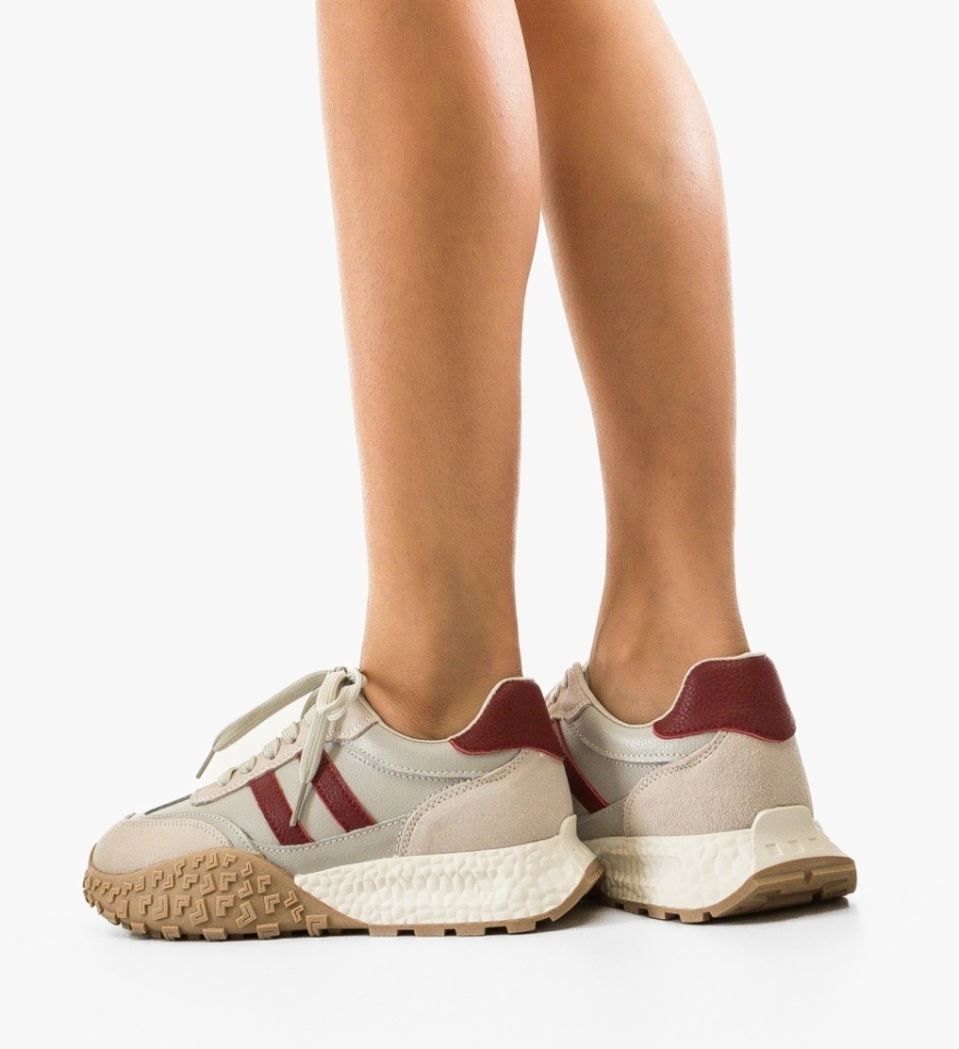 Sneakers dama Forale Gri - Img 4