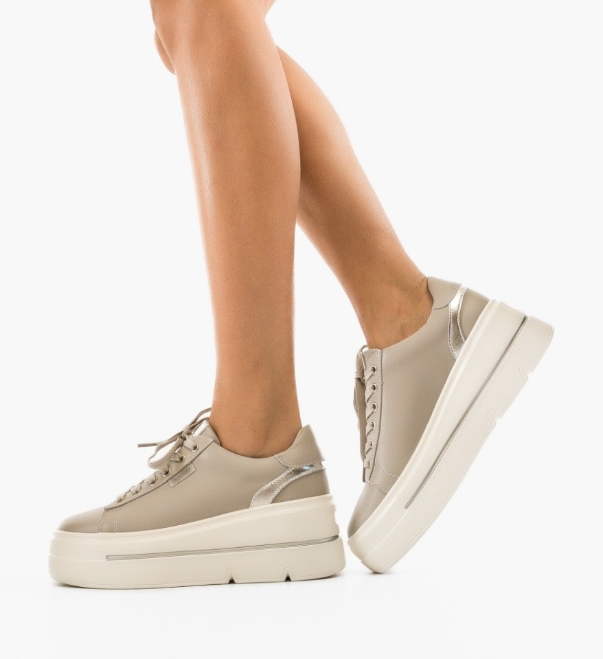 Sneakers dama Ghela Gri - Img 4