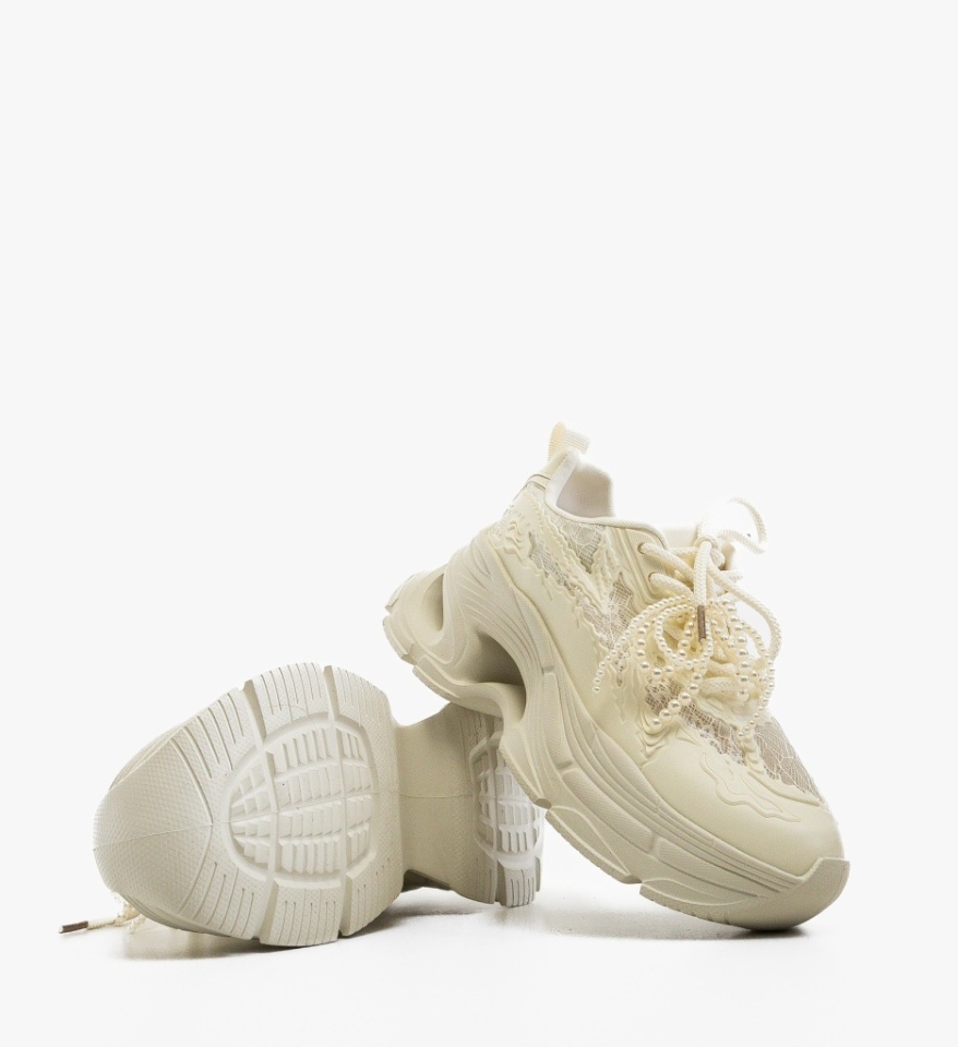 Sneakers dama Griffith Bej - Img 5