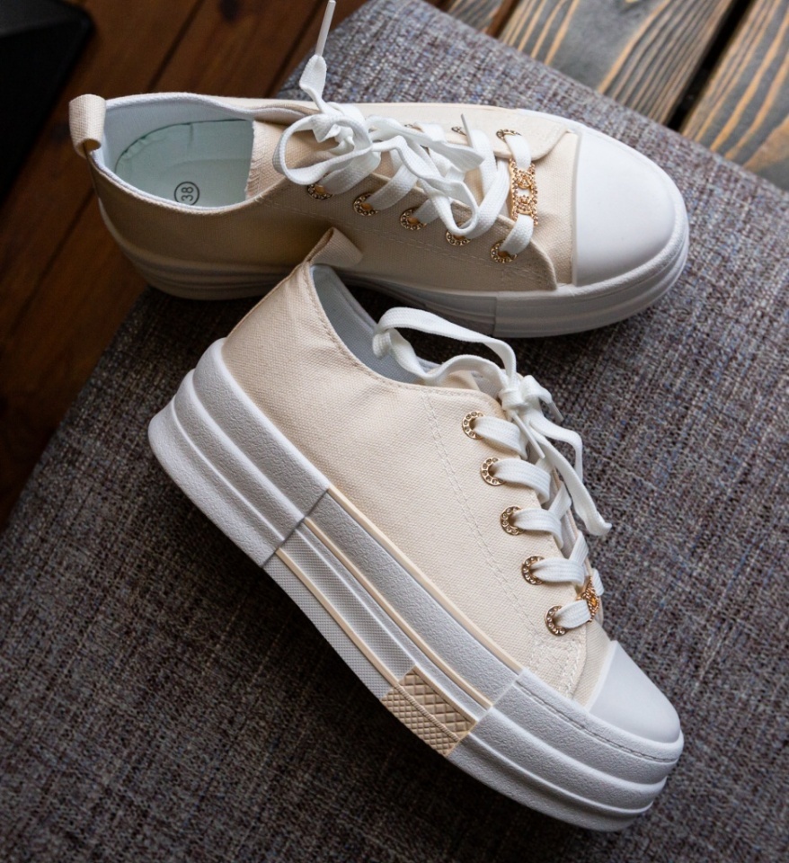 Sneakers dama Heyh Bej - Img 2