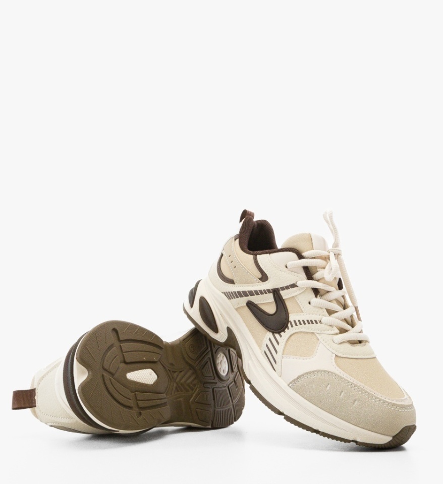 Sneakers dama Jakar Bej - Img 2