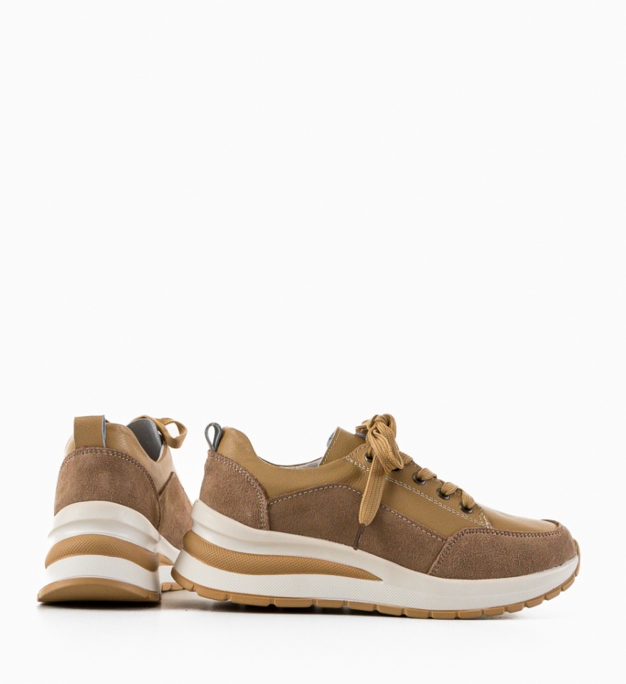 Sneakers dama Likolas Bej - Img 2
