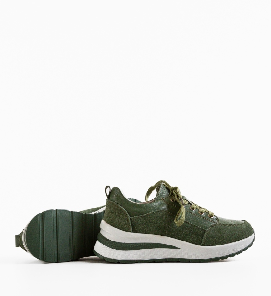 Sneakers dama Likolas Verzi - Img 3