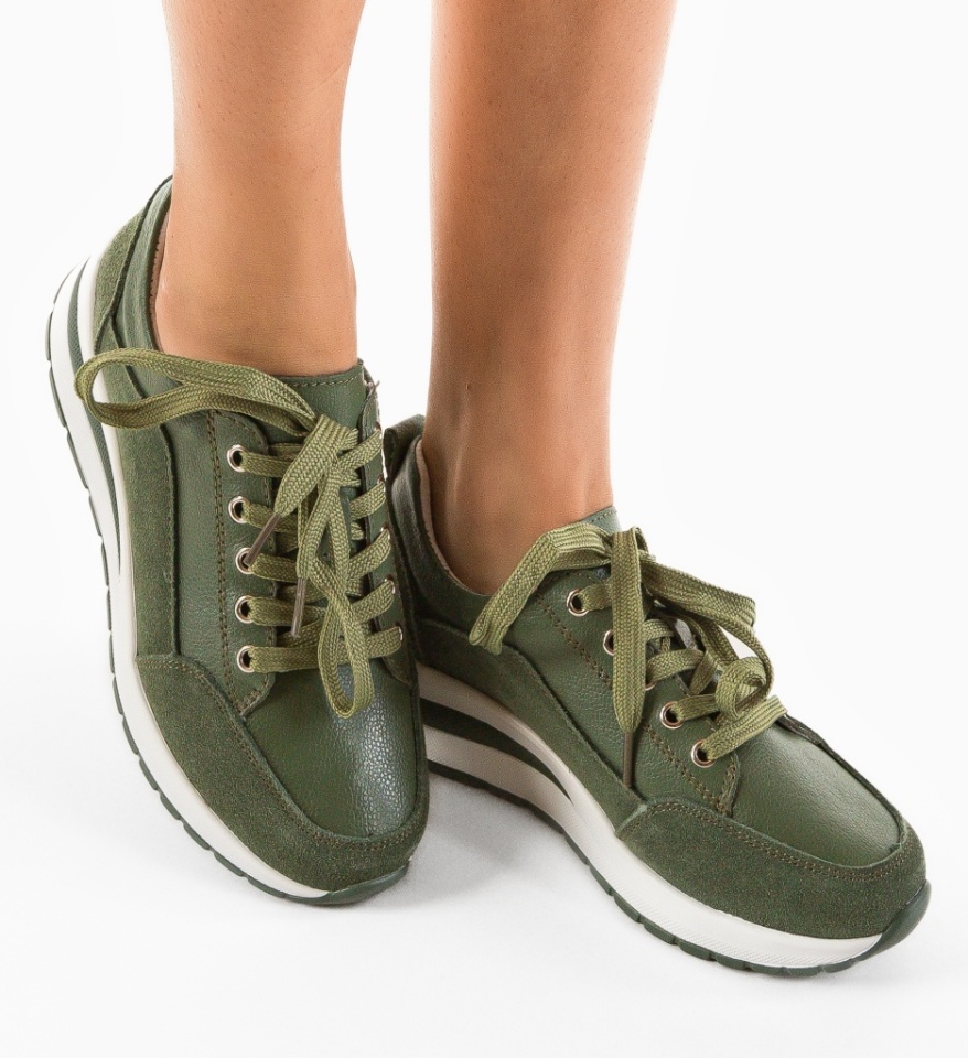 Sneakers dama Likolas Verzi - Img 10