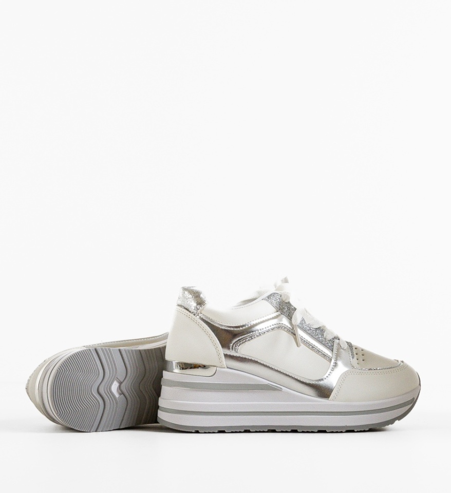 Sneakers dama Lynch Argintii - Img 2