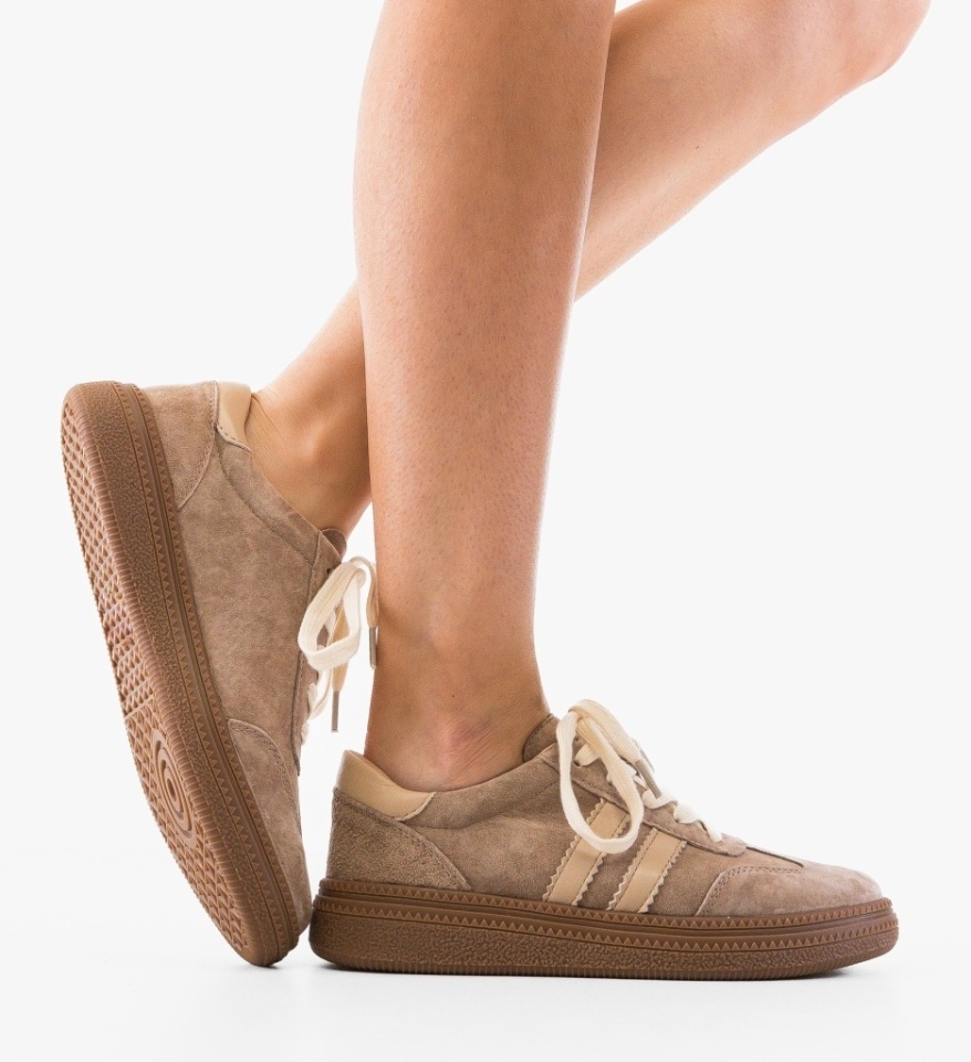 Sneakers dama Marok Khaki - Img 6
