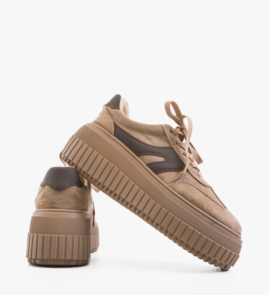 Sneakers dama Medra Khaki - Img 3