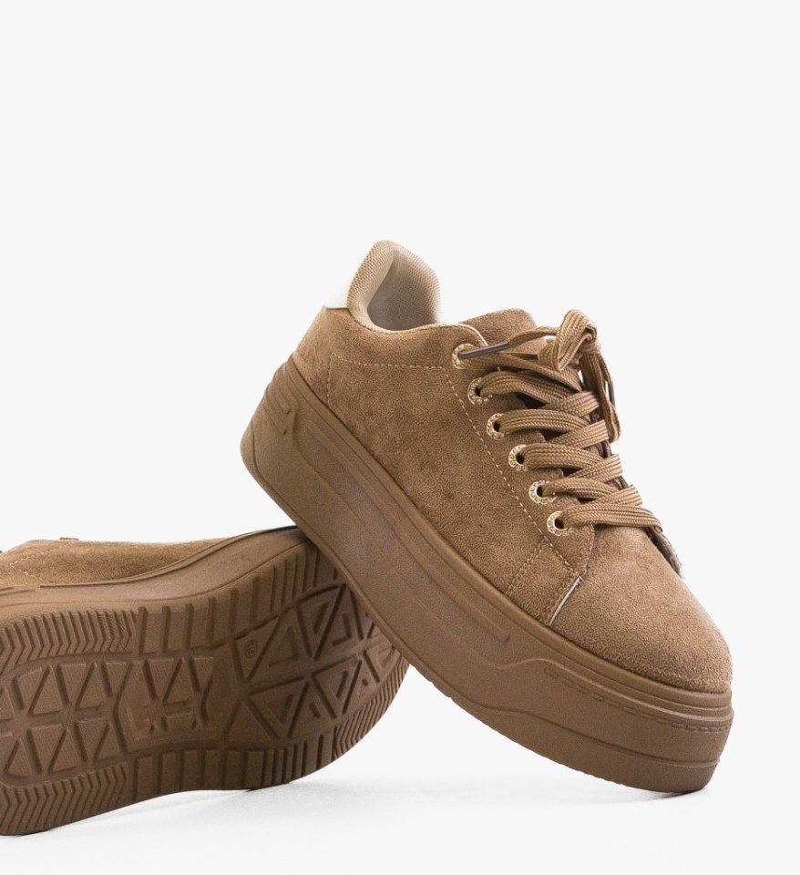Sneakers dama Merui Khaki - Img 2