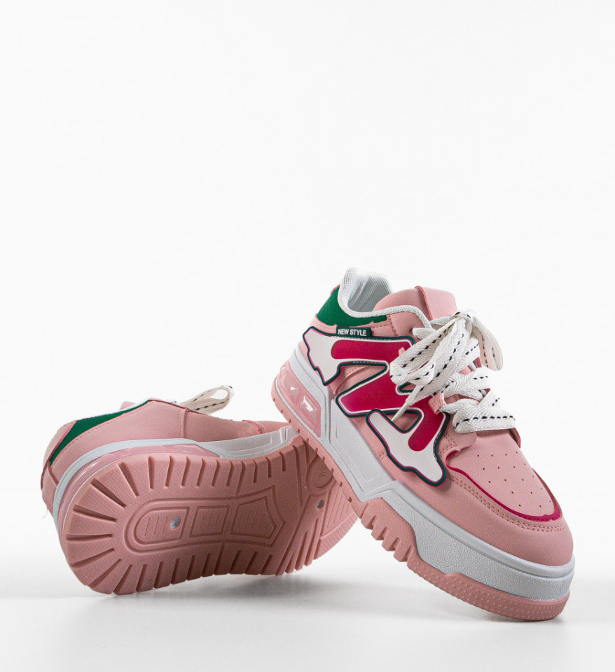 Sneakers dama Niustile Roz - Img 3