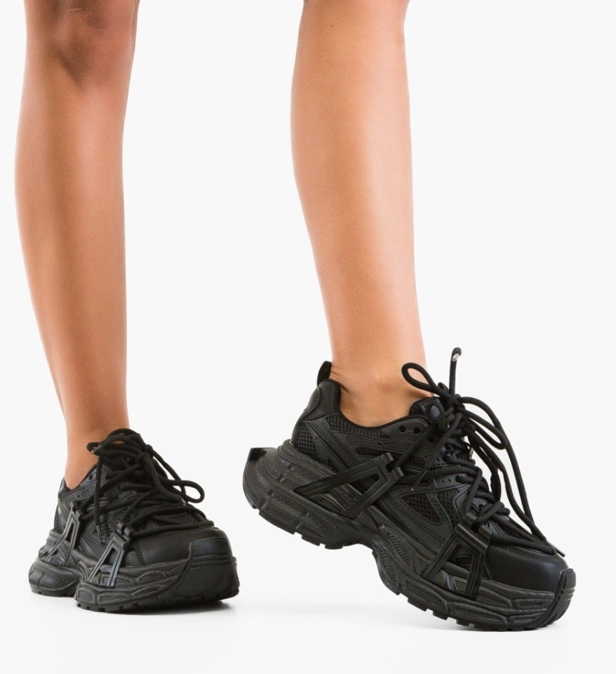 Sneakers dama Okkos Negri - Img 3